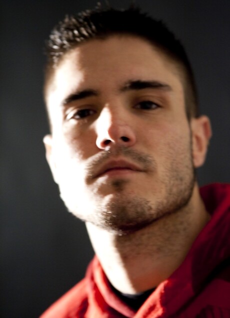 Sexy skin boy in big boots